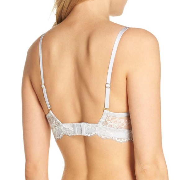 Natori Devotion Full Coverage Bralette in Mink/ Warm White - Picture 3 of 12